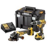 KIT XR 18V DCD796+DCG405+2ba 5Ah+TS DEWALT