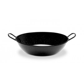 HONDA ENAMELED FRYING PAN WITH HANDLES