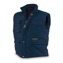 Quilted multi-pocket vest