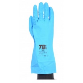 BLUE NITRILE GLOVE 0.20MM 30CM