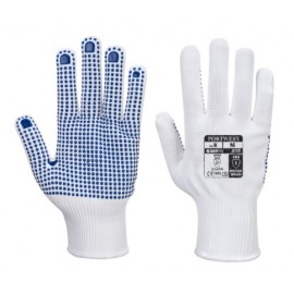 POLKA DOT GLOVE WHITE/BLUE