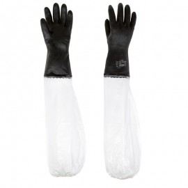 PVC CHEMICAL GLOVE WITH SLEEVES 77 CM