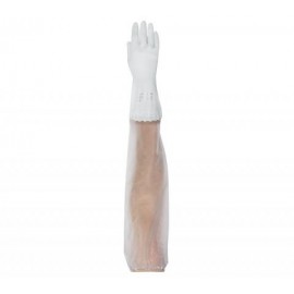 SATIN PVC GLOVE WITH SLEEVE