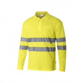 AV LONG SLEEVE COTTON POLO SHIRT