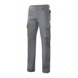 Multi-pocket stretch trousers