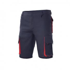 NAVY BLUE/RED TWO-TONE BERMUDA 44