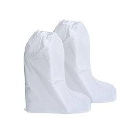 BIZTEX MICROPOROUS ST45 WHITE BOOT COVERS (200U BOX)