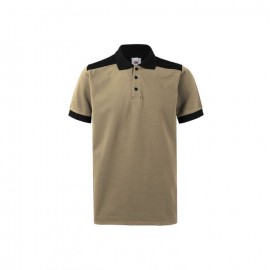 SHORT SLEEVE TWO-TONE STRETCH POLO