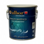 ALBOR BLACK HIGH GLOSS SYNTHETIC ENAMEL 750 ML