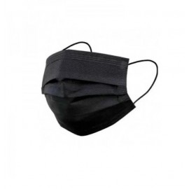 BLACK IIR SURGICAL MASK (PACK 50 UNITS)