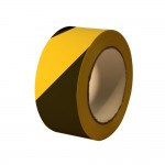 YELLOW/BLACK SIGNALING TAPE 0.15mm x 50mm x 33m