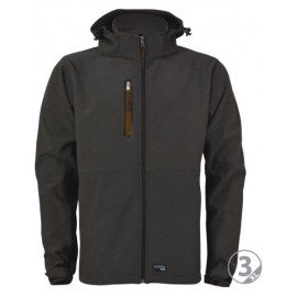 SOFTSHELL JACKET MURRAY GRAY/BLACK L