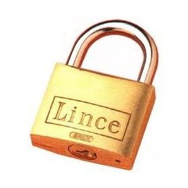 PADLOCK LINCE 300-40 IBERDROLA Nº4 BRASS WITH KEY