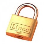 PADLOCK LINCE 300-40 IBERDROLA Nº4 BRASS WITH KEY