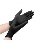 BLACK NITRILE DISPOSABLE GLOVE