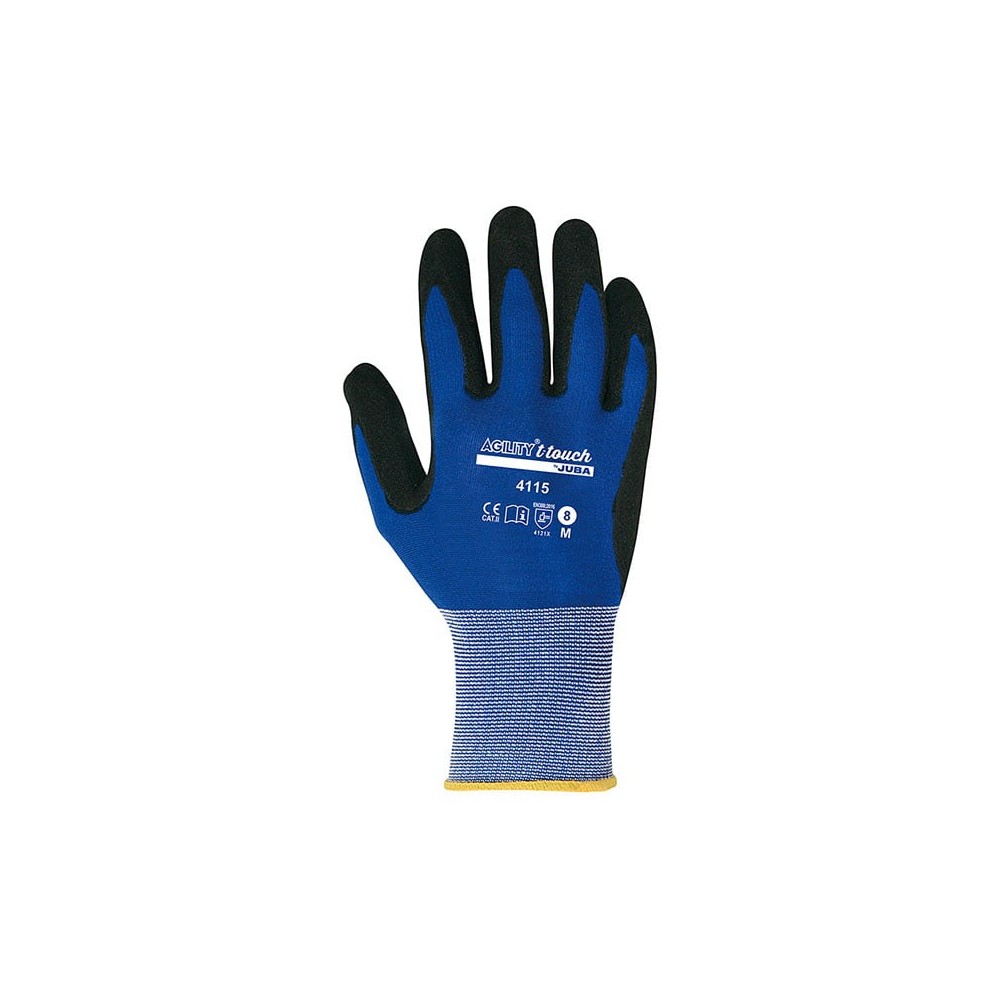 BLUE/BLACK NYLON ELASTANE GLOVE