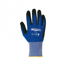 BLUE/BLACK NYLON ELASTANE GLOVE