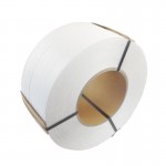 HQ AUTOMATIC POLYPROPYLENE STRAPPING. 12x0.63x2000m. WHITE 200/190mm