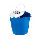 BLUE MOP BUCKET 13 L WITH WRINKER