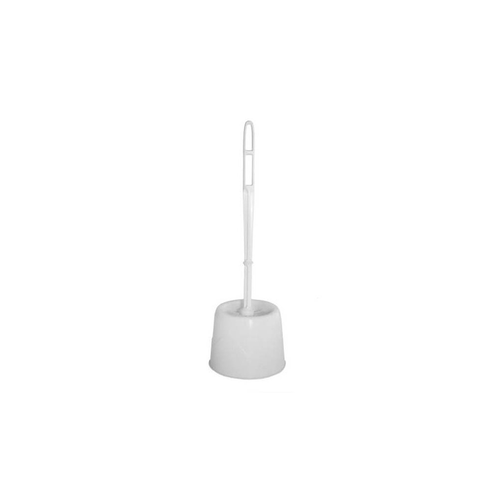 WHITE HYGIENIC TOILET BRUSH HOLDER