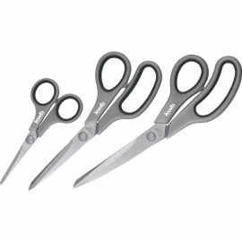 SET OF 3 STAINLESS STEEL SCISSORS