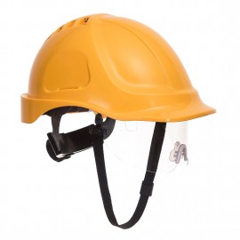 ENDURANCE HELMET WITH YELLOW VISOR