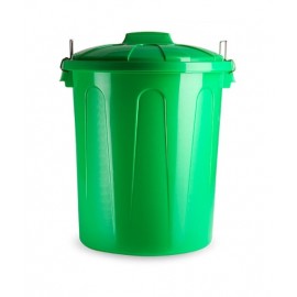 TRASH BIN 51LT PARCHIS GREEN