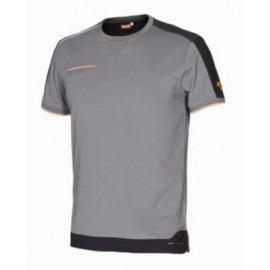 CAMISETA EXTREME ALGODON GRIS CLARO 2XL