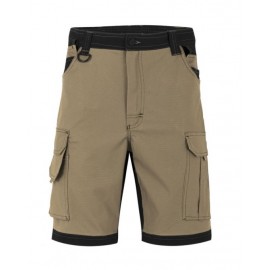 CANVAS STRETCH BERMUDA SHORTS