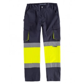 PANTALON AV C3218 MARINO/AMARILLO FLUOR