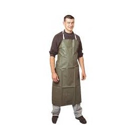 GREEN PVC/NYLON APRON 120X90CM