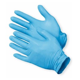 BLUE POWDER-FREE VITRILE GLOVE "LUNA"