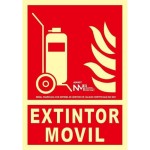 SEÑAL CARRO EXTINTOR PVC 0,7 CLASE B 210X300MM