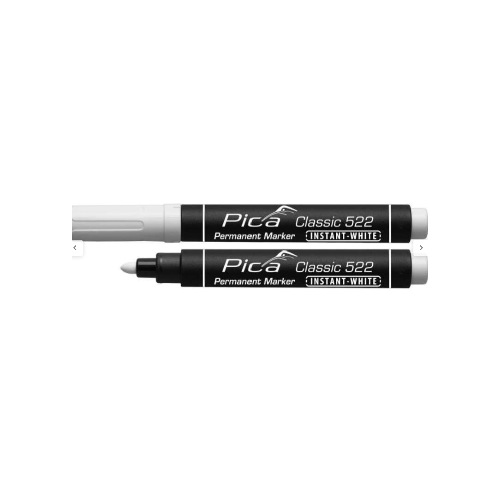 PICA-522/52-MARKER-PERMAN.-THICK BULLET-WHITE