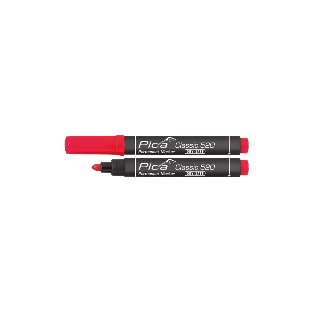 PICA-520/40-MARKER-PERMAN.-BULLET-TYPE-RED
