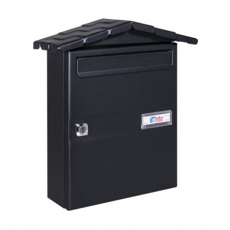 BLACK CHALET MAILBOX