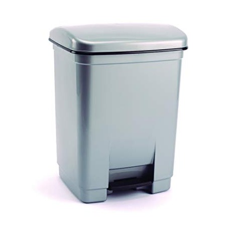 BIN WITH PEDAL 30L GRAY