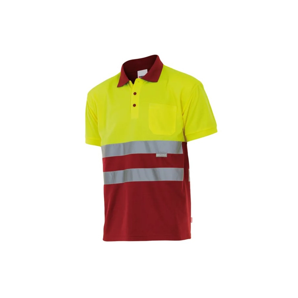 Two-tone polo shirt AV