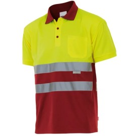 Two-tone polo shirt AV