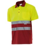 Two-tone polo shirt AV