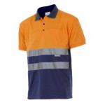 Two-tone polo shirt AV