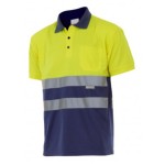 Two-tone polo shirt AV