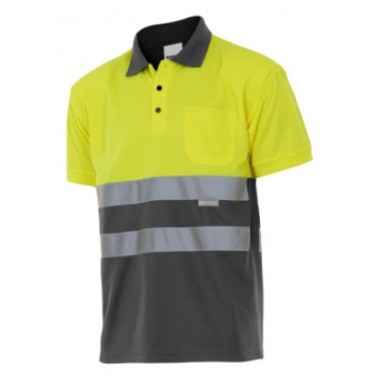 Two-tone polo shirt AV