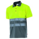 Two-tone polo shirt AV