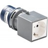 ADAPTER PLUG 2P+T BASE 2P+TTL