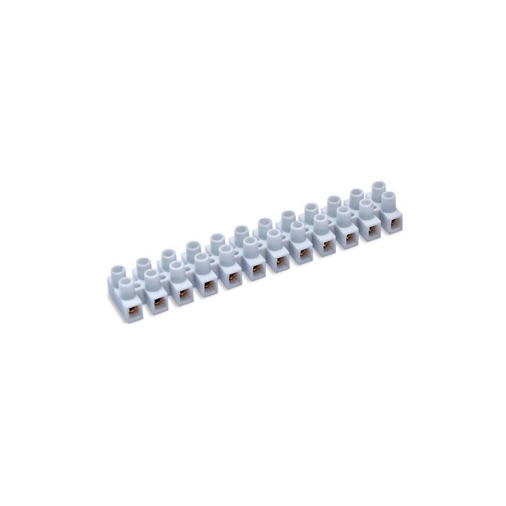 TERMINAL STRIP 16 MM2 76A WHITE/BLACK (12 UN)