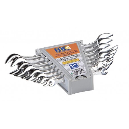 SET 8 WRENCHES HR 6X7 TO 20X22 MM