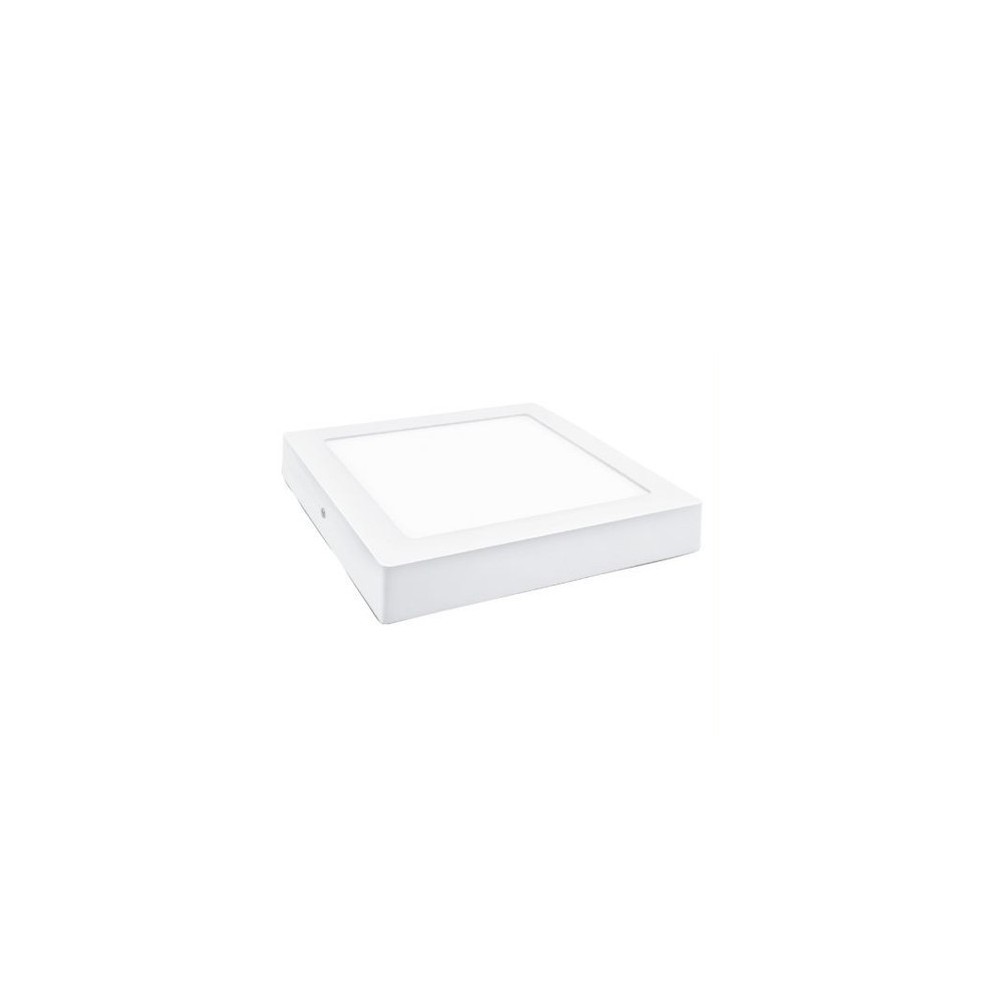 DOWNLIGHT LED SUPERF. WHITE SQUARE 18 W WARM