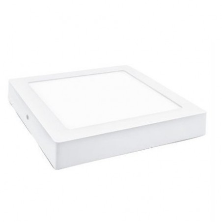 DOWNLIGHT LED SUPERF. WHITE SQUARE 18 W WARM