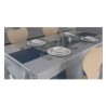 TABLECLOTH QD-TEX (Q3 +) "MONTECARLO" BLUE 1.4 MT (PVP X MT)